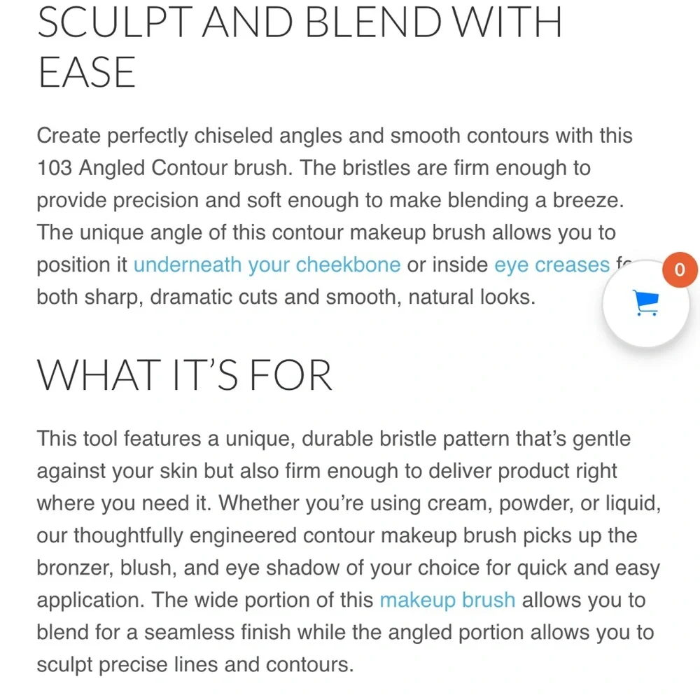 Firma‎ Beauty Elite Line professional contour brush #103 NEW!!